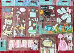 YOU CHOOSE-SOME VERY RARE BABY KIDS DOCTOR VISITS DRIVING JOLEE’S 3D STICKERS