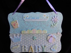 HAND MADE «3D BABY BOY PLAQUE»