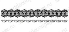 Stamperi Acrylic Stamps FLOWER BORDER 139