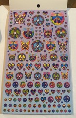 VTG Lisa Frank The 2nd Official Collectors Set 1850 Stickers, most remaining