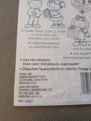 Vtg AMERICAN GREETINGS «Forget Me Not» Smiley Faces Stickers 2 Sheets NIP NOS