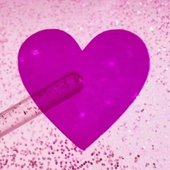 See Through Heart Stickers! – 1/4” to 4 inch – Pink or Purple Transparent