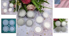 Metal Cutting Dies Set Carbon Steel 4 Patterns DIY Craft Card Making Tools