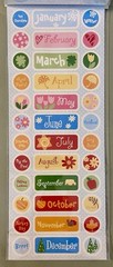 Lot of Season Planner Stickers & Stamps! Basic Grey, Colorbok, Etc
