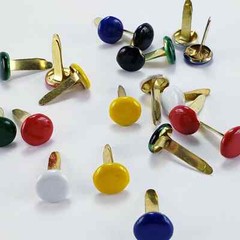 20 Round Brads Primary Colors Scrapbooking Crafts Paper Art Handmade Cards