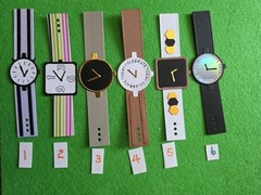 Any 2 Wrist Watch Clock Cardstock die cuts scrapbook cards See Pics#1-11