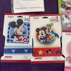 Disney Scrapbook Mickey Minnie Donald Goofy Sticker Lot Paper Cut Outs Parks