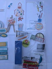 Sticker Lot Arts And Crafts Fish Beach Sports Flowers Hawaii Butterflies