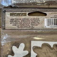 INSPIRABLES HALLOWEEN AND FALL STONE STICKERS scrapbooking crafts