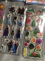 4 Random Different Sheets 3D Puffy Stickers Children Kids Gift Reward USA Seller