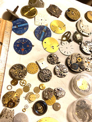 Large Lot of Craft Art Supplies Junk Drawer Steampunk Watch Parts 015-008