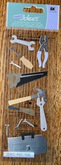 RARE Jolees Mr Fix It Title Tool Belt Tools Handyman Dad Hammer Axe Screwdriver