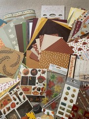 Junk Journal/Scrapbooking Fall/Harvest Variety Bundle/Ephemera 100+pcs.