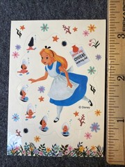 Alice In Wonderland Sticker Decal Scrapbook Crafts Collectible