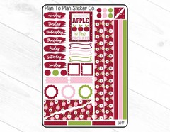 5017~~Cutest Apple Journaling Kit Planner Stickers.