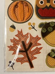 K&Company Felt Stickers Fall Autumn Pumpkin Pie RARE – NIP – 2010