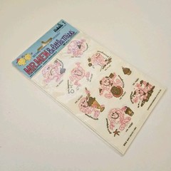Vintage 1983 MR. MEN & LITTLE MISS Scratch & Sniff Stickers Mr Messy – Chocolate