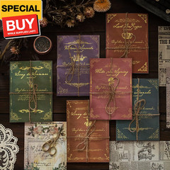 180 Sheets of Scrapbook Paper, Vintage Journaling Scrapbooking Supplies Craft Ki