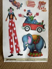RHTF Paper Adventures Circus Sticker ROLL- Over 25 Sheets, Stickers