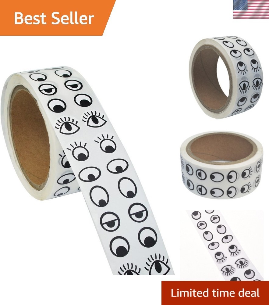Creative 2000 Count Eye Stickers – Fun for Crafts, Scrapbooking & Party Favors