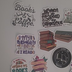 Books & Reading Quote Sticker Lot – «READ MORE BOOKS» Multicolor Designs