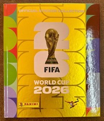 Panini FIFA World Cup 2026 Premium Gold Hardcover Album LATAM EXCLUSIVE G1N