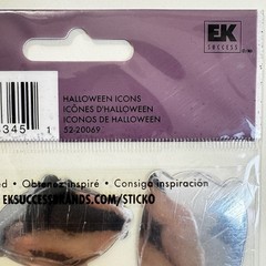 Crafts Sticko Stickers Trick Treat Happy Halloween Framed Ghosts Bats Black Cat