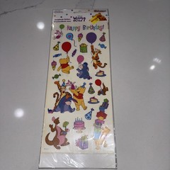 Disney Winnie Pooh Party Tigger Piglet Eeyore Kanga Sandylion Scrapbook Stickers