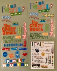 Large Lot of GRANPARENT Stickers, Cut-outs, Rub-ons, Etc. Frances Meyer, Etc