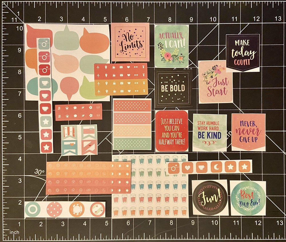 Selection (LOT) of 175 “Essentials Planner Stickers” (PETER PAUPER PRESS)