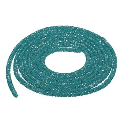 2.5 Yard 7mm Glitter Sequins Rope Sequins Rhinestone Cord Blue-Green