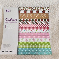 12×12 Sheets Craft Scrapbook Paper Card Stock 214 Sheets Lot Of 5 Books NEW