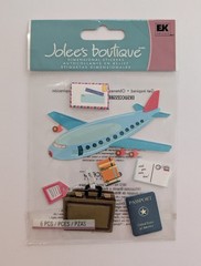 Jolee’s Airplane Travel Vacation Scrapbooking Stickers
