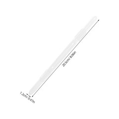 100 pcs Binder Strips – Flexible Plastic Binder Strips for Loose Leaf Paper