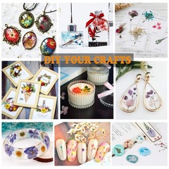 92 Pcs Purple Dried Pressed Flowers Real Natural Leave Petals for DIY Resin C…