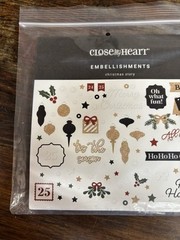 Close to my Heart EMBELLISHMENTS CHRISTMAS STORY X7286E NEW
