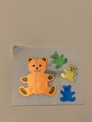 HAMBLY Teddy Bears Foil Mylar Sticker Mod VTG 80’s Stickers