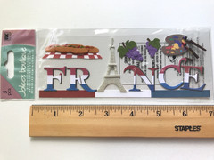 Jolee’s France Scrapbook Stickers Lot Europe Cafe Paris Hearts Travel Wedding