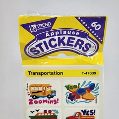 VINTAGE 1996 APPLAUSE TRANSPORTATION STICKERS BUS TRUCK BOAT CAR NEW IN PACKAGE