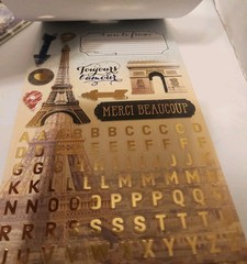 Paris France Eiffel Vacation Stickers Scrapbook Planner Travel Journal Crafts-3