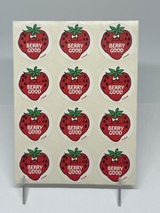 Vintage Trend Berry Good Strawberry Scratch ‘N Sniff Stickers – Glossy