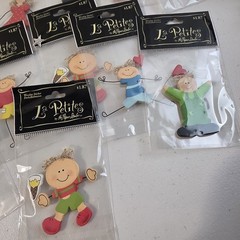 Lot of 22 The Paper Studio La Petites Wooden Sticker Embellishments New NIP