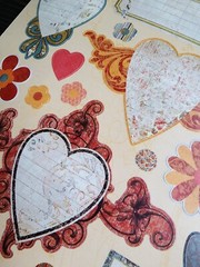 Daisy D’s Cardstock Stickers LOT – Hearts Flowers Frames Crafting NEW Floral #19