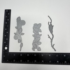 Memory Box Dies LOT of 6 Leaf Frame Branch Oak Autumn Border Forest Archway