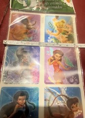 Disney Fairies Tinker Bell Motion Stickers~Sheet Size 4” X 6 1/2”~New In Package