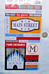 paper loft Disney Cut-outs cardstock word phrase castle you cut