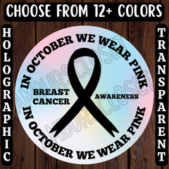 40 BREAST CANCER AWARENESS STICKERS 2″ ROUND LABELS SEALS OCTOBER PINK RIBBON