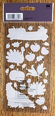 Sticko Vellum Happy Thanksgiving Turkey Apples Corn Harvest Leafs Acorn Stickers