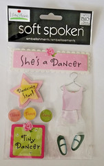 Vintage Soft Spoken Embellishments – Ellen Krans – She’s a Dancer – SS249