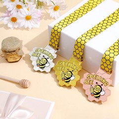 3 PCS Spelling Bee Medals Honeycomb Gold Silver Bronze Trophy Awards Ribbon